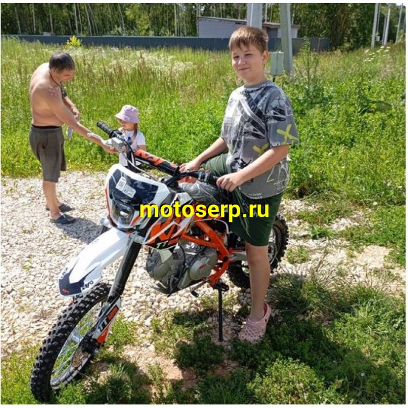 Купить  Питбайк KAYO BASIC K125EA 17/14 KRZ (п/автомат, эл.стартер) (шт) (SM купить с доставкой по Москве и России, цена, технические характеристики, комплектация фото  - motoserp.ru