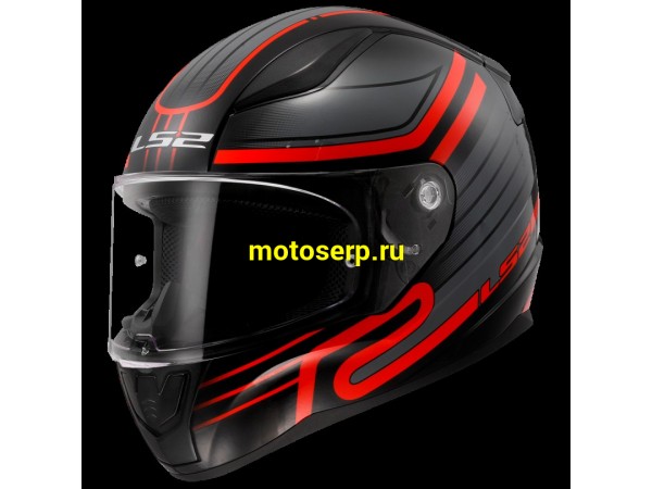 Купить  Шлем закрытый LS2 FF353 RAPID 2 CIRCUIT Black Red (M) интеграл (шт) (LS2 купить с доставкой по Москве и России, цена, технические характеристики, комплектация фото  - motoserp.ru