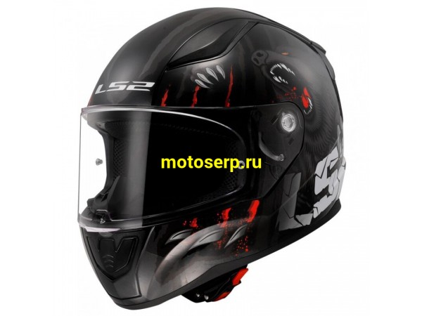 Купить  Шлем закрытый LS2 FF353 RAPID 2 CLAW Black (XXL) интеграл (шт) (LS2 купить с доставкой по Москве и России, цена, технические характеристики, комплектация фото  - motoserp.ru