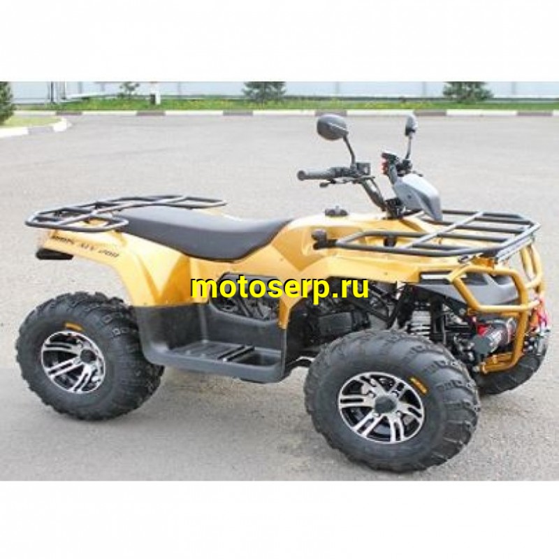 Купить  200cc Квадроцикл IRBIS ATV200 PREMIUM  (ПСМ)  180сс, утилит., возд.масл. охл., автомат + реверс, диск/диск, 10"/10" (шт) (ФОТО купить с доставкой по Москве и России, цена, технические характеристики, комплектация фото  - motoserp.ru