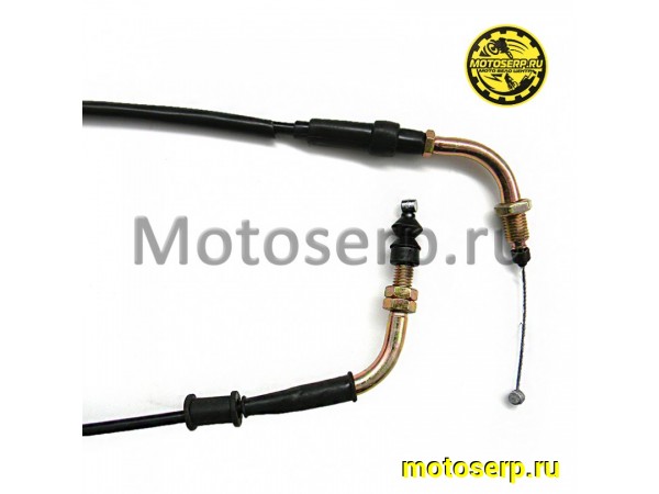 Купить  Трос газа (T-1930mm, R-1850mm) резьба; 4Т GY6-50cc (MD 00001276 купить с доставкой по Москве и России, цена, технические характеристики, комплектация фото  - motoserp.ru