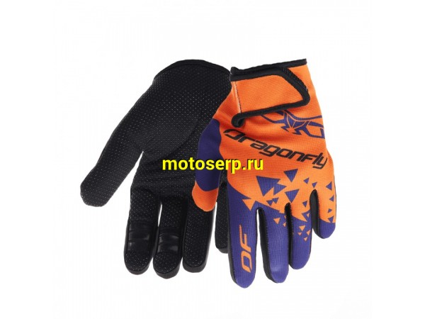 Купить  Перчатки DF CROSS ORANGE - ULTRAMARINE (XL) (пар) (DFMX 600129-24-640 купить с доставкой по Москве и России, цена, технические характеристики, комплектация фото  - motoserp.ru