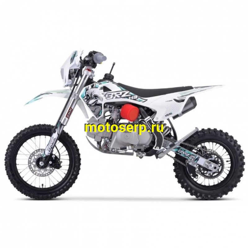 Купить  Питбайк BRZ H3 YX125 (GTO H3) 14/12" МехКПП, электростарт (спортинв) (шт) (ФОТО купить с доставкой по Москве и России, цена, технические характеристики, комплектация фото  - motoserp.ru