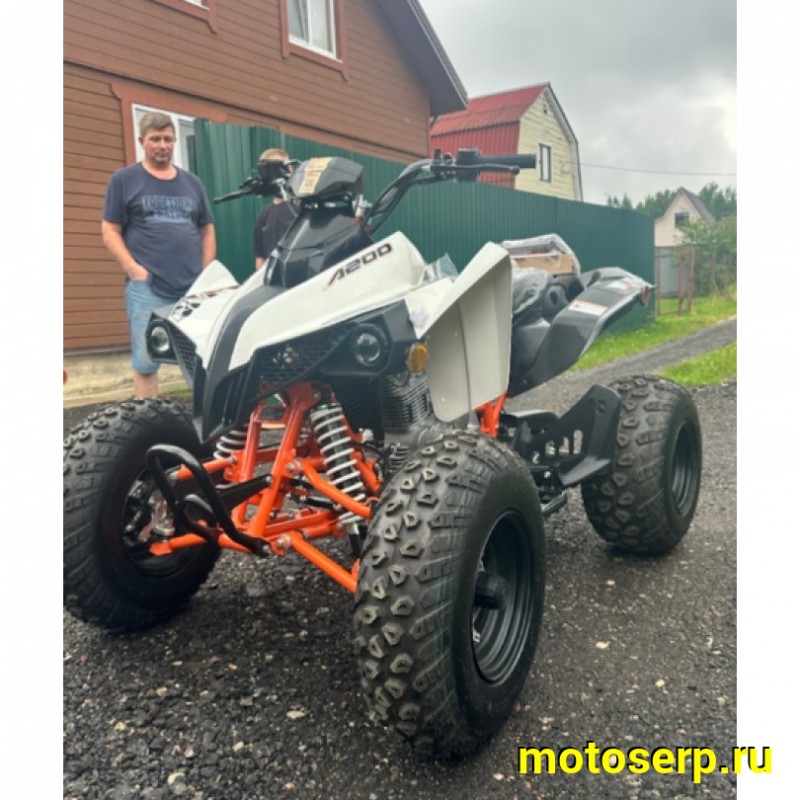 Купить  200cc Квадроцикл KAYO A200 (ПТС) 10/10" электростарт, диск/диск, приборка (спорт) (шт) (SM купить с доставкой по Москве и России, цена, технические характеристики, комплектация фото  - motoserp.ru