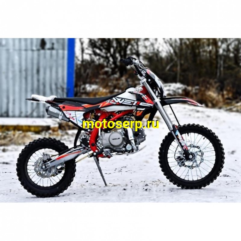 Купить  Питбайк Wels TX 125 (спортинв), 17/14, 4Т, 125сс (шт) купить с доставкой по Москве и России, цена, технические характеристики, комплектация фото  - motoserp.ru