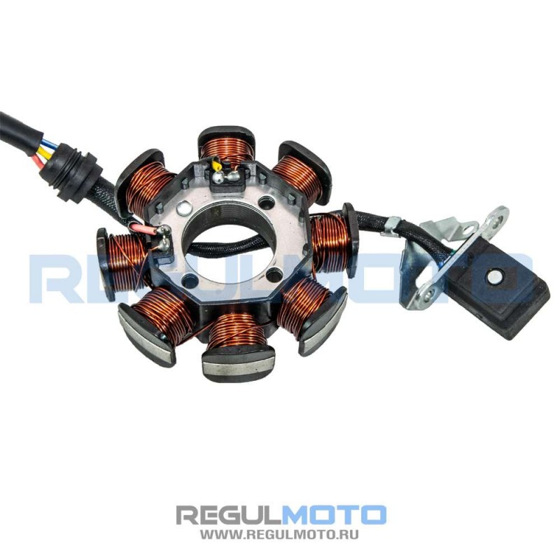 Купить  Генератор (статор, зажигание) 8кат (4) Raptor 250 (шт) (Regul 1051001-054000  купить с доставкой по Москве и России, цена, технические характеристики, комплектация фото  - motoserp.ru