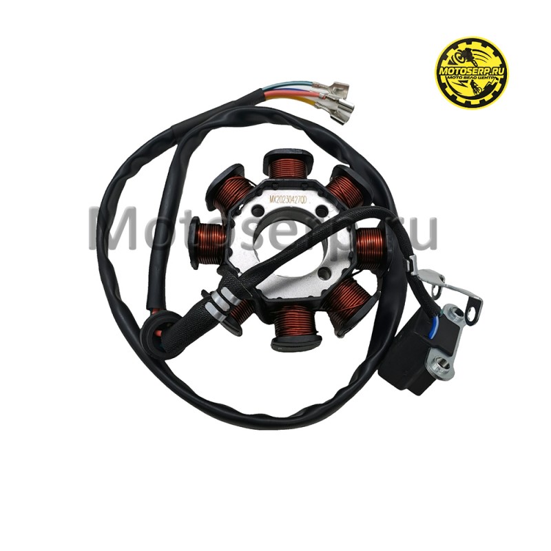 Купить  Генератор (статор, зажигание) 8кат (4) Raptor 250 (шт) (Regul 1051001-054000  купить с доставкой по Москве и России, цена, технические характеристики, комплектация фото  - motoserp.ru