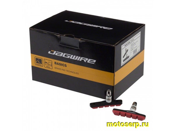 Купить  Колодки тормозные резьбовые V-Brake Jagwire Mountai Sport V-Brake Pad Вело (пар) (ART купить с доставкой по Москве и России, цена, технические характеристики, комплектация фото  - motoserp.ru
