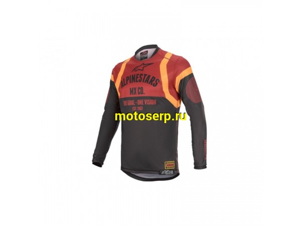 Купить  Джерси (футболка для мотокросса) V-RUS AlpineStars MX (цвет: красный (XXL)) (шт) (МотоЯ купить с доставкой по Москве и России, цена, технические характеристики, комплектация фото  - motoserp.ru