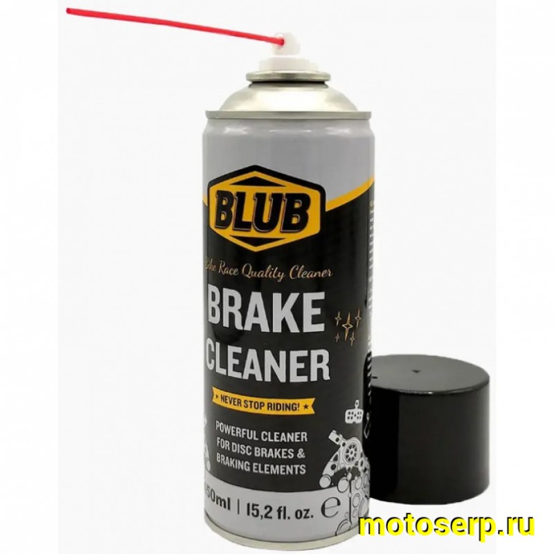 Купить  Очиститель тормозов "Blub Brake Cleaner" аэрозоль 450мл Вело (шт) (ART купить с доставкой по Москве и России, цена, технические характеристики, комплектация фото  - motoserp.ru