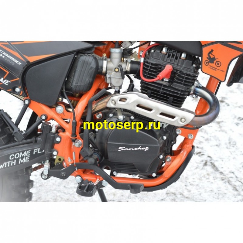 Купить  Мотоцикл Кросс/Эндуро Sanchez Maniac 250сс (спортинв) CB250D ZS165FMM, MNT-Tech 41, 21/18", USB, стоп. (шт) купить с доставкой по Москве и России, цена, технические характеристики, комплектация фото  - motoserp.ru