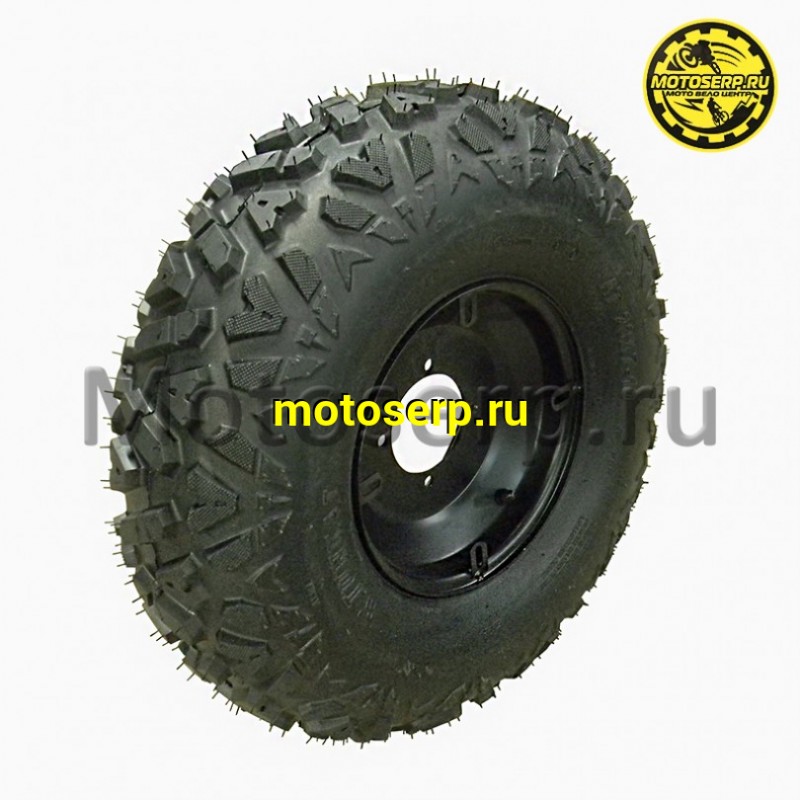 Купить  Колесо ATV 10" в сборе (шина ATV 23x7-10+ диск(4х75mm.D-90mm.металлический) (шт) (Хар купить с доставкой по Москве и России, цена, технические характеристики, комплектация фото  - motoserp.ru