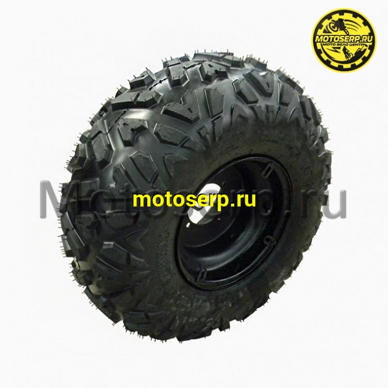 Купить  Колесо ATV 10" в сборе (шина ATV 22x10-10 + диск(4х75mm.D-90mm,металлический) (шт) (Хар купить с доставкой по Москве и России, цена, технические характеристики, комплектация фото  - motoserp.ru