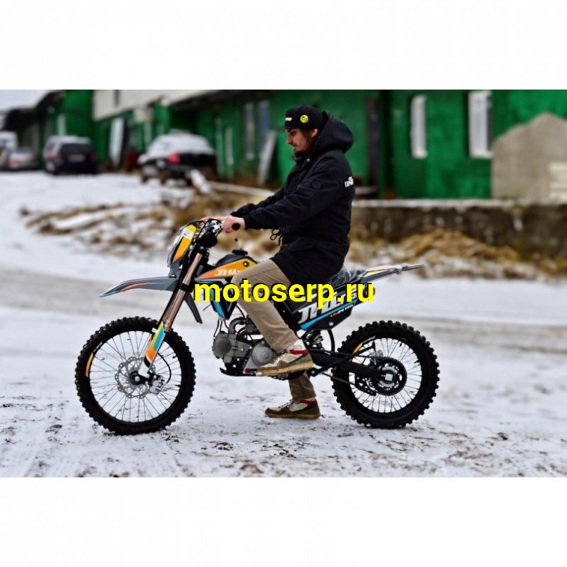 Купить  Питбайк JHL LK24 YX140EM 19/16 (механ. сцепл., эл. стартер) (шт) (SM купить с доставкой по Москве и России, цена, технические характеристики, комплектация фото  - motoserp.ru