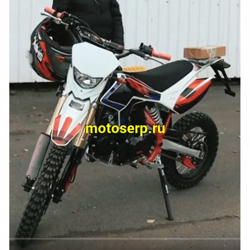 Купить  Мопед / питбайк X-MOTOS RX 50 (125сс)  17/14" мех.кпп, 139FMB, фара/повор/стоп/зеркала, кик+электр. (шт) (ФОТО купить с доставкой по Москве и России, цена, технические характеристики, комплектация фото  - motoserp.ru