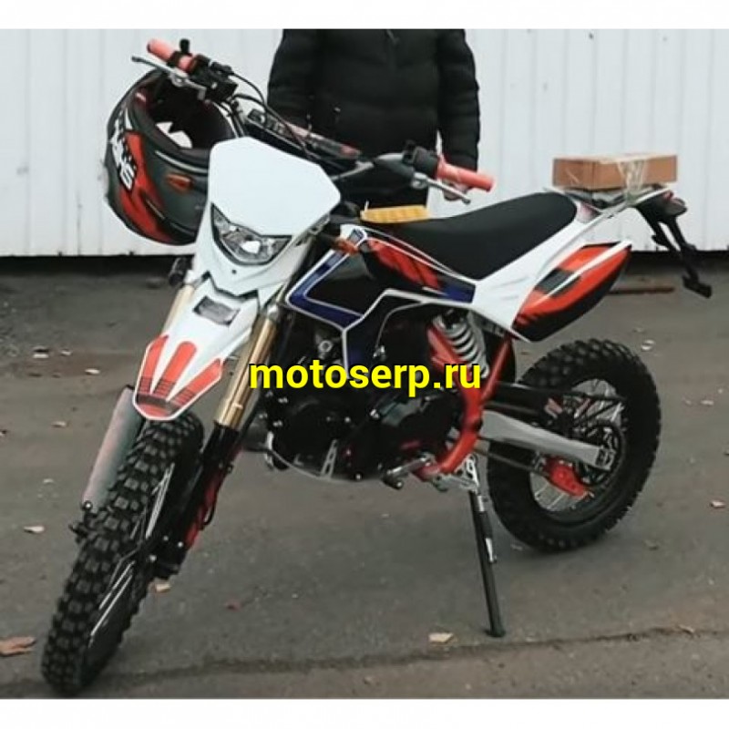 Купить  Мопед / питбайк X-MOTOS RX 50 (125сс)  17/14" мех.кпп, 139FMB, фара/повор/стоп/зеркала, кик+электр. (шт) (ФОТО купить с доставкой по Москве и России, цена, технические характеристики, комплектация фото  - motoserp.ru