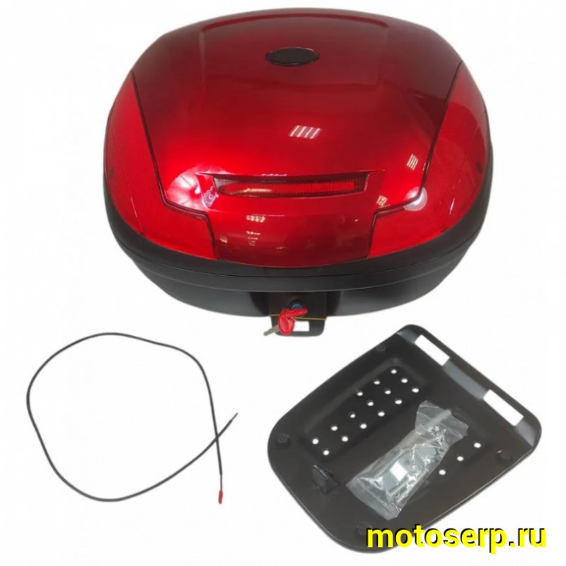 Купить  Кофр (ящик багажника) JX A-888 43л. черный (шт) (MM 39776 купить с доставкой по Москве и России, цена, технические характеристики, комплектация фото  - motoserp.ru