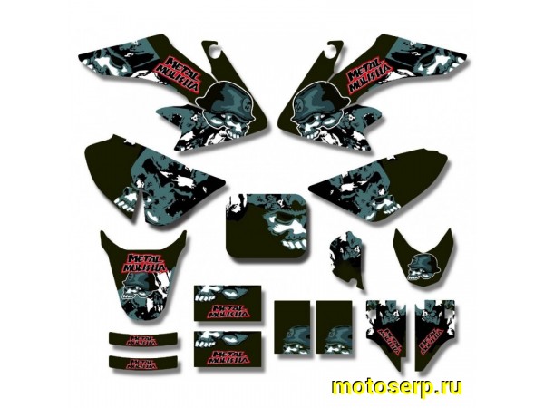 Купить  Наклейки (набор) CRF50 Metal MULISHA (комп) (0 купить с доставкой по Москве и России, цена, технические характеристики, комплектация фото  - motoserp.ru