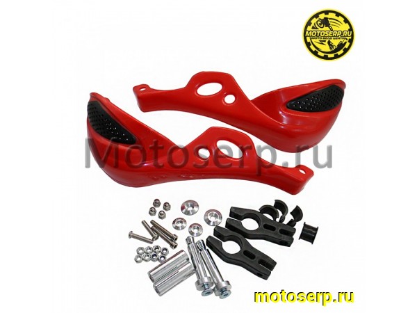 Купить  Защита рук/рычагов (уши) HP02 красные (пар) (0  купить с доставкой по Москве и России, цена, технические характеристики, комплектация фото  - motoserp.ru