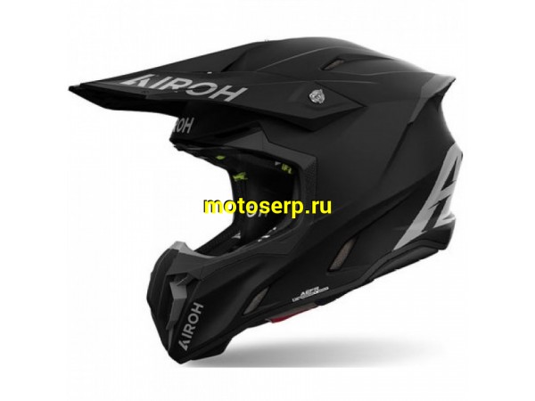 Купить  Шлем Кросс AIROH TWIST 3.0 COLOR BLACK (M) (шт) (AIROH TW31 купить с доставкой по Москве и России, цена, технические характеристики, комплектация фото  - motoserp.ru