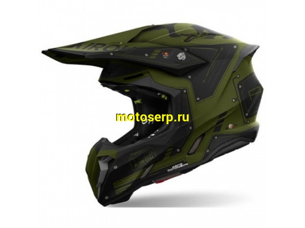 Купить  Шлем Кросс AIROH TWIST 3.0 MILITARY MATT (XL) (шт) (AIROH TW3A35 купить с доставкой по Москве и России, цена, технические характеристики, комплектация фото  - motoserp.ru