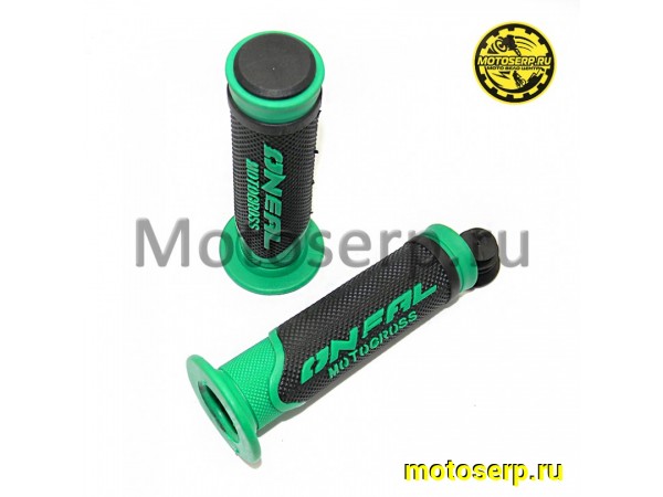 Купить  Ручки руля (грипсы) ZX-459 (зеленые) (шт) (ML 11806 (фото купить с доставкой по Москве и России, цена, технические характеристики, комплектация фото  - motoserp.ru