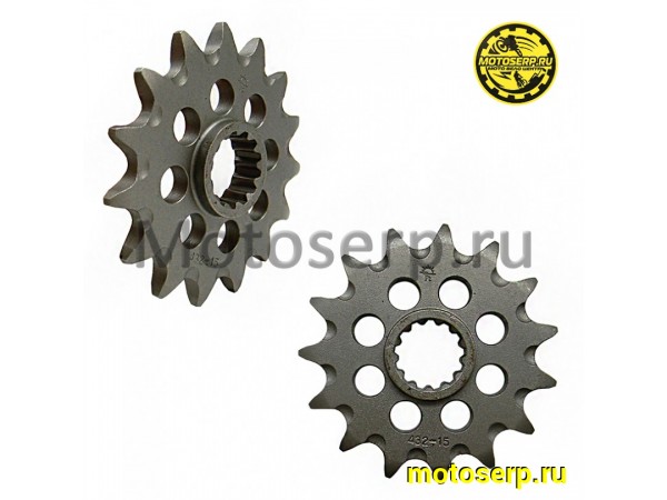 Купить  Звезда ведущая JTF432.15SC (шт) (0 купить с доставкой по Москве и России, цена, технические характеристики, комплектация фото  - motoserp.ru