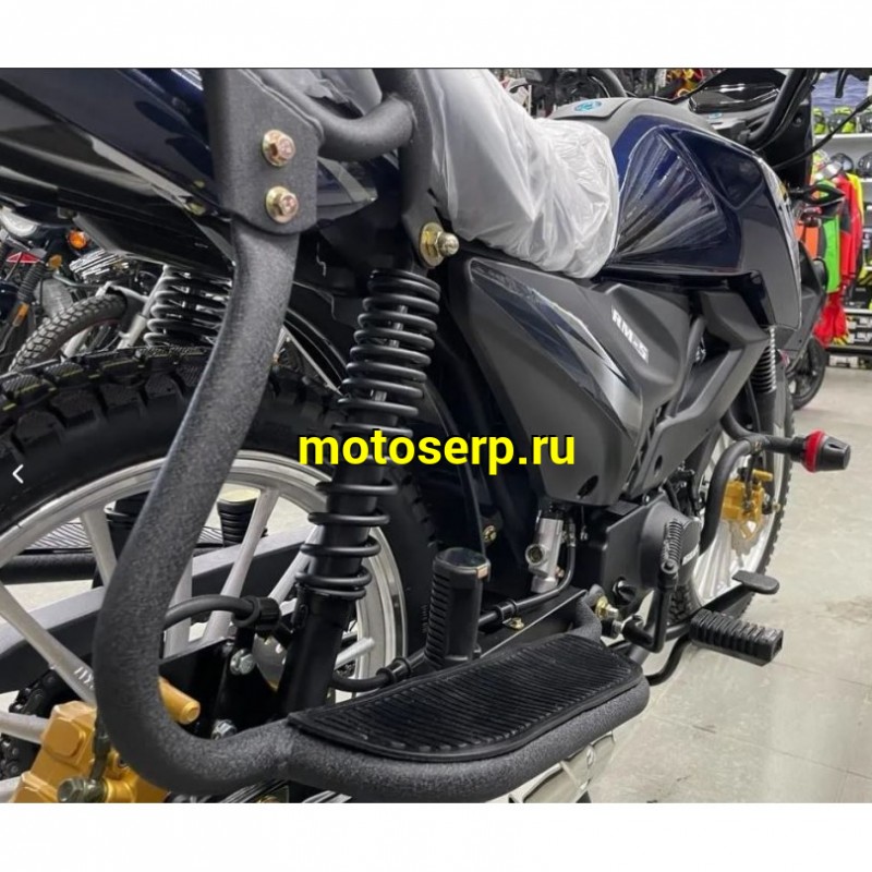 Купить  Мопед Regulmoto Alpha (RM-5) Синий 4Т; 50cc;  колеса 17/17"литые; 4пер, диск/диск, LED фара, USB-порт (шт) 01250 (ФОТО купить с доставкой по Москве и России, цена, технические характеристики, комплектация фото  - motoserp.ru