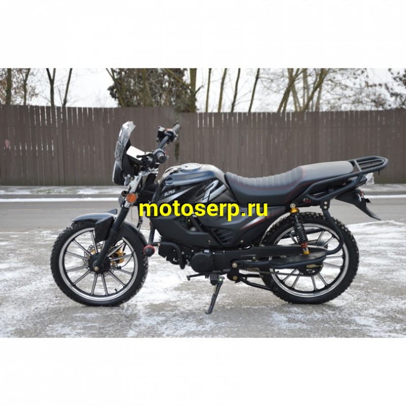 Купить  Мопед ALPHA JAGUAR RS SPORT  4Т; 50cc; колеса 17/17"литые; 4пер, эл. старт; диск/бар, обтекатель, пеги (шт) 01250 (ФОТО купить с доставкой по Москве и России, цена, технические характеристики, комплектация фото  - motoserp.ru