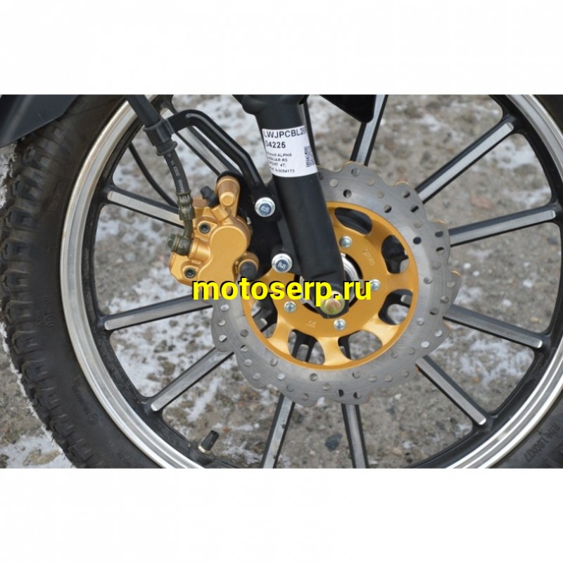 Купить  Мопед ALPHA JAGUAR RS SPORT  4Т; 50cc; колеса 17/17"литые; 4пер, эл. старт; диск/бар, обтекатель, пеги (шт) 01250 (ФОТО купить с доставкой по Москве и России, цена, технические характеристики, комплектация фото  - motoserp.ru