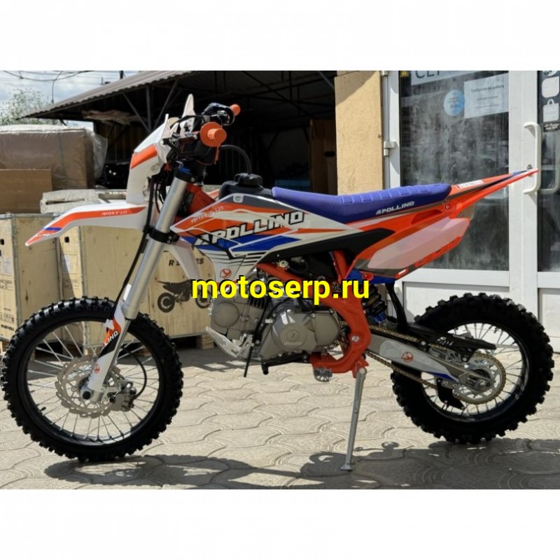 Купить  Питбайк APOLLINO AMX-F 140cc 17/14" (спортинв) (шт)  (YACOTA (ФОТО купить с доставкой по Москве и России, цена, технические характеристики, комплектация фото  - motoserp.ru