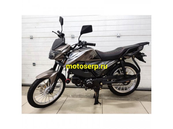 Купить  Мопед Regulmoto Alpha (RM-5) Серый 4Т; 50cc;  колеса 17/17"литые; 4пер, диск/диск, LED фара, USB-порт (шт) 01250 (ФОТО купить с доставкой по Москве и России, цена, технические характеристики, комплектация фото  - motoserp.ru