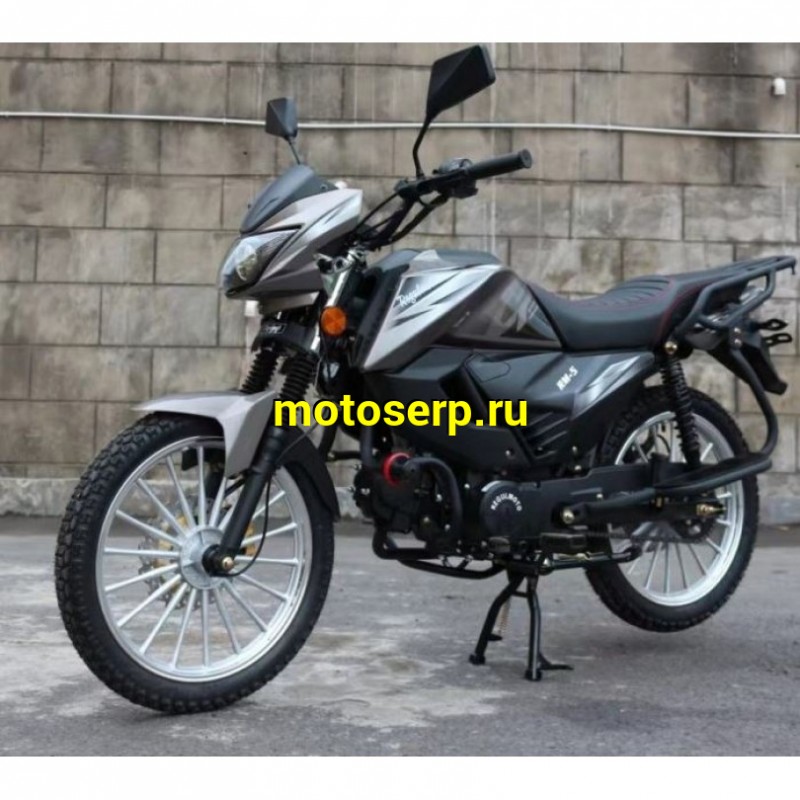 Купить  Мопед Regulmoto Alpha (RM-5) Черный матовый 4Т; 50cc;  колеса 17/17"литые; 4пер, диск/диск, LED фара, USB-порт (шт) 01250 (ФОТО купить с доставкой по Москве и России, цена, технические характеристики, комплектация фото  - motoserp.ru