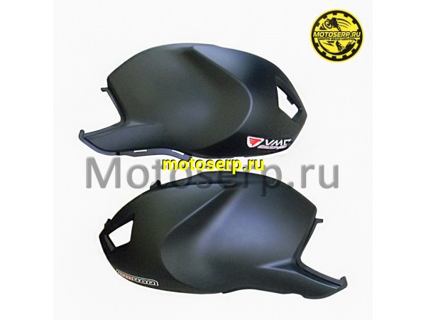 Купить  Обтекатель передний боковой топливного бака Vento Monster 125/250 (DYJ-817425-001000 /DYJ-817426-001001) MATT BLACK (матовый черный)(пар) (Vento 26226 купить с доставкой по Москве и России, цена, технические характеристики, комплектация фото  - motoserp.ru