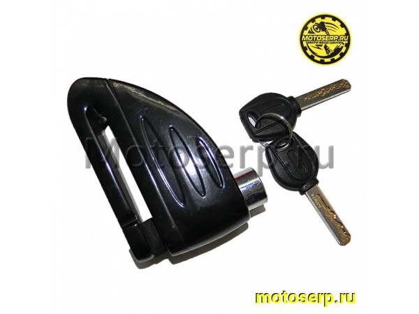 Купить  Замок противоугонный на дисковый тормоз AIM TY123 (черный) (шт)  (AIM TY123 купить с доставкой по Москве и России, цена, технические характеристики, комплектация фото  - motoserp.ru