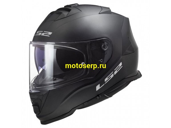 Купить  Шлем закрытый LS2 FF800 STORM II SOLID Matt Black (XL) интеграл (шт) (LS2 купить с доставкой по Москве и России, цена, технические характеристики, комплектация фото  - motoserp.ru