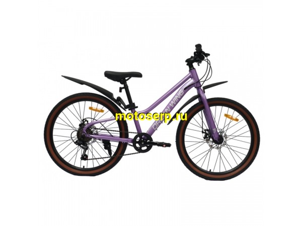 Купить  24" ORLAN WING VENUS 1.0 (Орлан Винг Венус 1.0) 24"; 6ск; рама-алюминий; тормоз-Disk (шт) (ART (M купить с доставкой по Москве и России, цена, технические характеристики, комплектация фото  - motoserp.ru