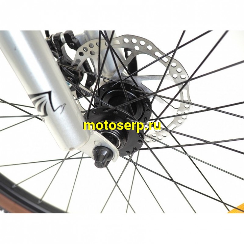 Купить  26" ORLAN WING VENUS 1.0 серый (14") (Орлан Винг Венус 1.0) 26"; 7ск; рама-алюминий; тормоз-Disk (шт) (ART (M купить с доставкой по Москве и России, цена, технические характеристики, комплектация фото  - motoserp.ru