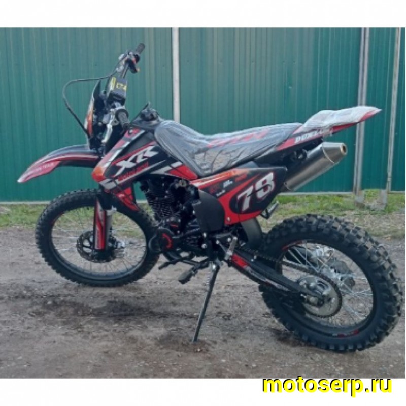 Купить  Мотоцикл Кросс/Эндуро Motoland XR300 LITE (175FMM) (спортинв) 21/18, красный (шт) (ML 21938 купить с доставкой по Москве и России, цена, технические характеристики, комплектация фото  - motoserp.ru