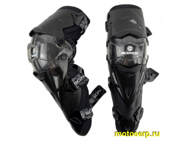 Купить  Наколенники SCOYCO K12, цвет Черный УЦЕНКА (пар) (0 купить с доставкой по Москве и России, цена, технические характеристики, комплектация фото  - motoserp.ru