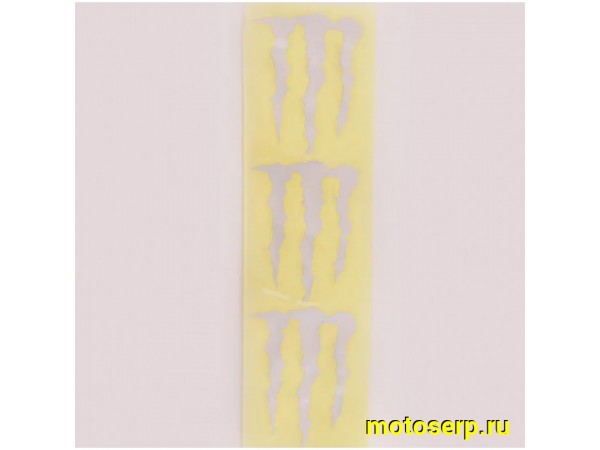 Купить  Наклейка логотип MONSTER ENERGY (5x6см, 3шт, серебристая) (#HTC10103) N-646 (0 купить с доставкой по Москве и России, цена, технические характеристики, комплектация фото  - motoserp.ru