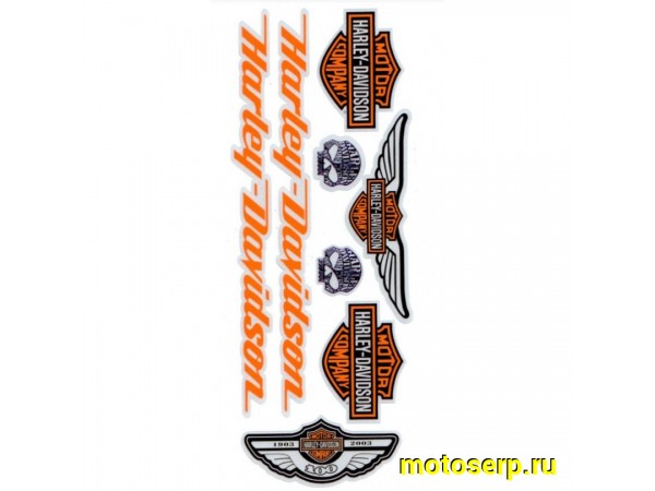 Купить  Комплект светоотражающих наклеек Харлей PTZ-168 (0 купить с доставкой по Москве и России, цена, технические характеристики, комплектация фото  - motoserp.ru