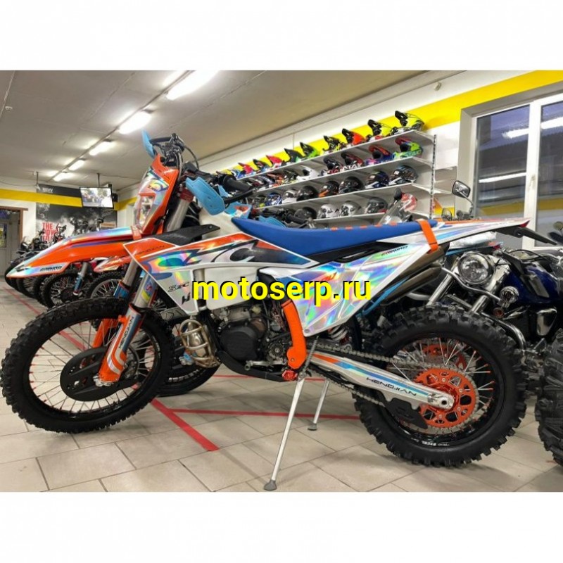 Купить  ====Мотоцикл Кросс/Эндуро Hengjian Z300 без прогрес. Допы: Защиты радиат, крыш, резонат; стропы, полн переб ходовой и двиг с зам прокл. и пр(шт) купить с доставкой по Москве и России, цена, технические характеристики, комплектация фото  - motoserp.ru