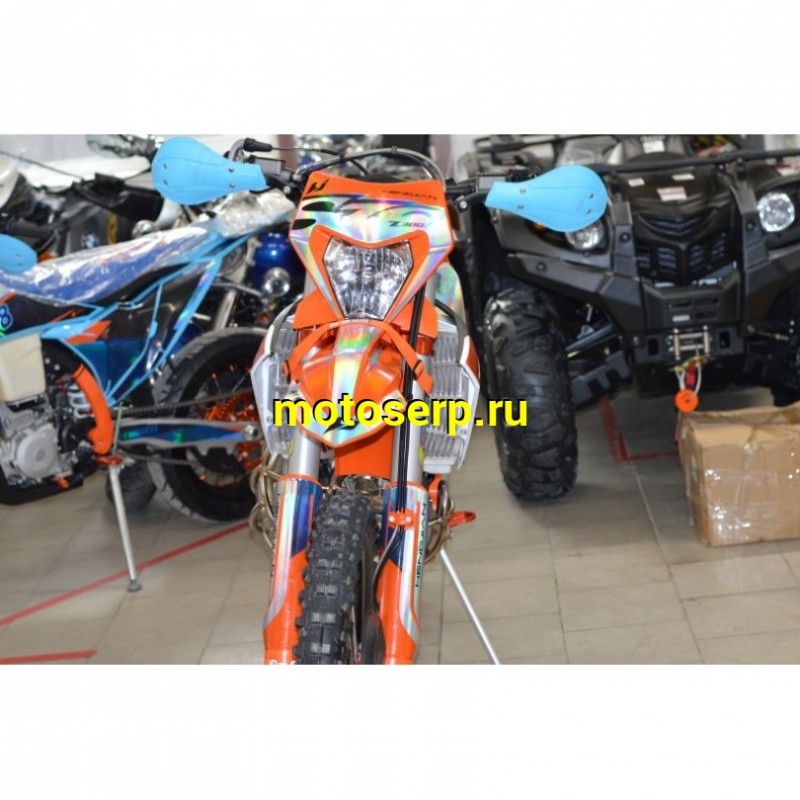 Купить  ====Мотоцикл Кросс/Эндуро Hengjian Z300 без прогрес. Допы: Защиты радиат, крыш, резонат; стропы, полн переб ходовой и двиг с зам прокл. и пр(шт) купить с доставкой по Москве и России, цена, технические характеристики, комплектация фото  - motoserp.ru