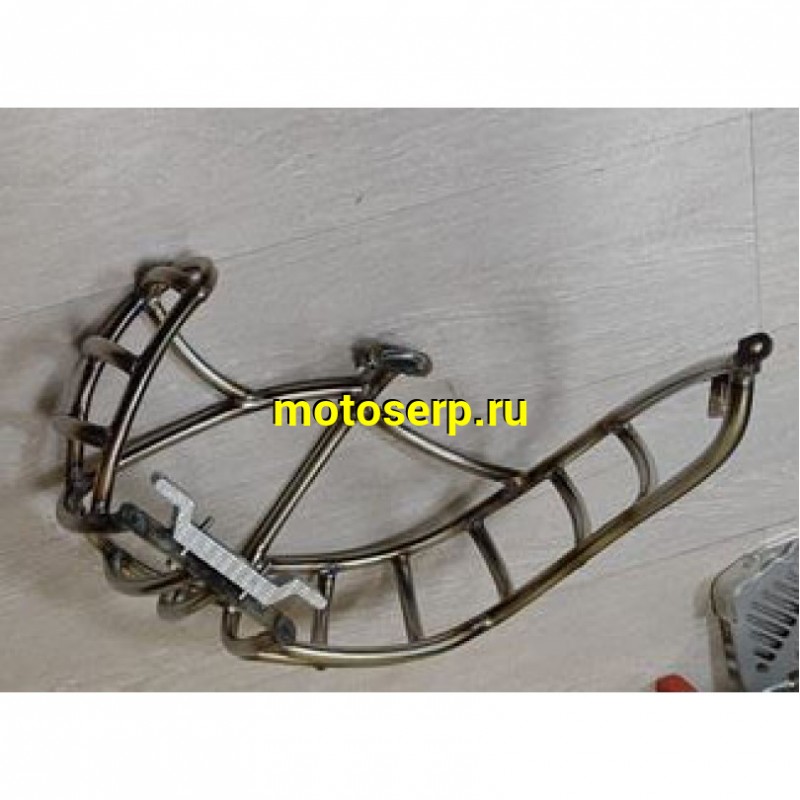 Купить  Защита pезoнaтopа (клетка) GR8 300, Hengjian Z300 2Т v1(версия1) 2025г.  гладкий с лыской (трубка 1,5х14мм нержав, вес 1.9кг) с крепеж. (шт) (Клет купить с доставкой по Москве и России, цена, технические характеристики, комплектация фото  - motoserp.ru