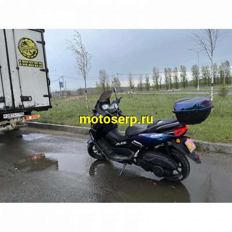 Купить  Скутер Jilang Z-MAX 50сс 13/13" дикс/бараб, дуги, кофр, держатель телефона (шт) 01500  (Jilang (SN купить с доставкой по Москве и России, цена, технические характеристики, комплектация фото  - motoserp.ru