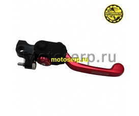 Рычаг тормоза правый диск (голый) Avantis A5,A6,KAYO K6,T6,T4 складывающийся (180градусов), красный CNC тип-3 (шт) (Кокурин