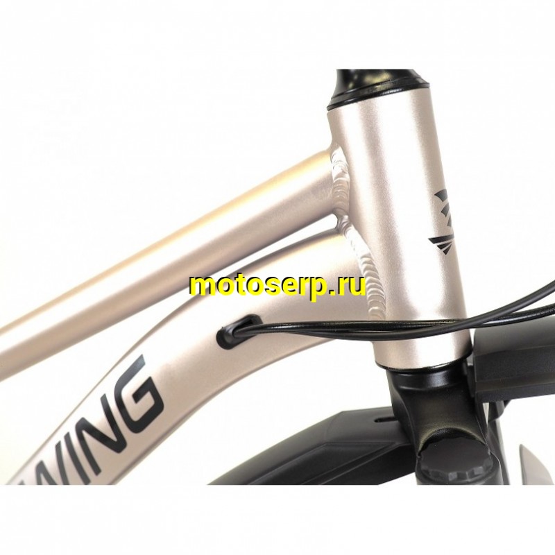 Купить  26" ORLAN WING VENUS 2.0 золотистый (14") (Орлан Винг Венус 2.0) 26"; 7ск; рама-алюминий; тормоз-Disk (шт) (ART (M купить с доставкой по Москве и России, цена, технические характеристики, комплектация фото  - motoserp.ru