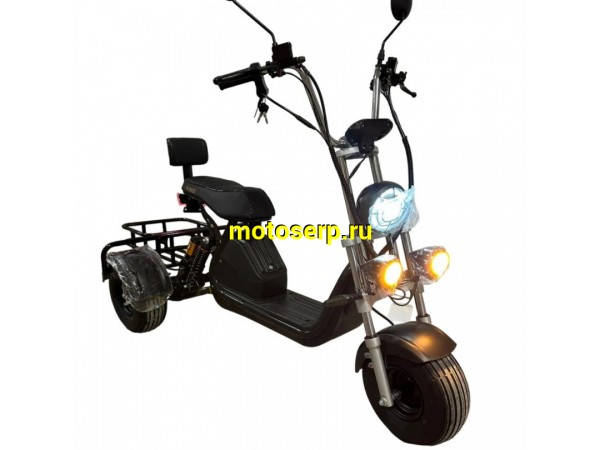 Купить  Электрокомплект CITYCOCO IKING X1 PRO TRIKE (трехколесный), ШИРОКИЕ КОЛЕСА, 1000 Вт, 48V 20Ah, колеса 10", ЛИТИЕВЫЙ АККУМУЛЯТОР (шт) (Кит купить с доставкой по Москве и России, цена, технические характеристики, комплектация фото  - motoserp.ru