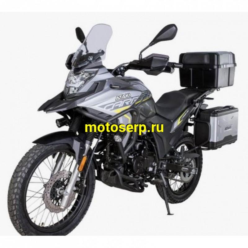 Купить  Мотоцикл внедорожный ATAKI CARRERA 300 (4T PR300) ПТС 19/17 (2025г.) Серый Тур-эндуро ЗА КОФРЫ +35000р. без дуг. (шт) (SM  купить с доставкой по Москве и России, цена, технические характеристики, комплектация фото  - motoserp.ru